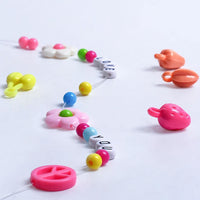 Thumbnail for 950pcs 24Grid Cute Candy Colors Acrylic Beads with Alphabet Beads For DIY Jewelry Making Kit