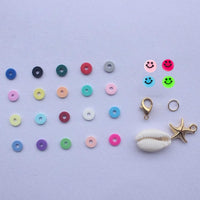 Thumbnail for 18 Colors 6mm Flat Round Disc Beads 3900pcs Polymer Soft Clay Beads For DIY Jewelry Making