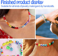 Thumbnail for 18 Colors 6mm Flat Round Disc Beads 3900pcs Polymer Soft Clay Beads For DIY Jewelry Making