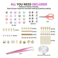 Thumbnail for 10800pcs Clay Beads for Bracelet Making Kit 72 Colors Spacer Heishi Beads Jewelry Making Kit