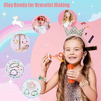 Thumbnail for 10800pcs Clay Beads for Bracelet Making Kit 72 Colors Spacer Heishi Beads Jewelry Making Kit
