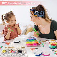 Thumbnail for 7200pcs Polymer Clay Beads Set 24 Colors Clay Round Disc Spacer Heishi Beads Jewelry Making Kit