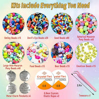 Thumbnail for 3600pcs 6mm Flat Round Heishi Ceramics 15 Colors Polymer Clay Bead Alphabet Beads Jewelry Making Kit