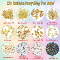 Thumbnail for 3600pcs 6mm Flat Round Heishi Ceramics 15 Colors Polymer Clay Bead Alphabet Beads Jewelry Making Kit