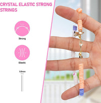 Thumbnail for 20 Colours 5300pcs Clay Heishi Beads Jewellery Making Kit Smiley Face Clay Flat Beads