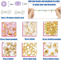 Thumbnail for 42 Colors 10500pcs Clay Beads Round Flat Beads Kit Professional Quality Polymer Clay Heishi Disc Beads Jewelry Making Kit
