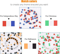 Thumbnail for 42 Colors 10500pcs Clay Beads Round Flat Beads Kit Professional Quality Polymer Clay Heishi Disc Beads Jewelry Making Kit