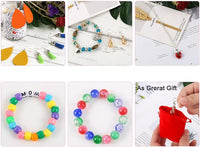 Thumbnail for 4-layer 2880Pcs Beads Charms Findings Beading Wire Kit For DIY Bracelets Necklace Earrings Deluxe Jewelry Making Supplies Kit