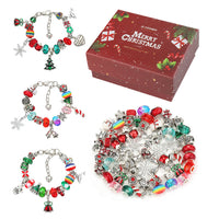 Thumbnail for TheliCraft 63pcs Christmas DIY Bracelets Jewelry Kit Kids Gift Charm Crystal Pendant Seed Beads For Bracelet Making