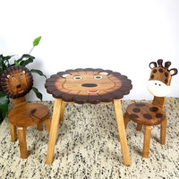 Thumbnail for Lion Table + 2 Chairs Set