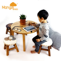 Thumbnail for Mix Animal Table + 4 stools Set