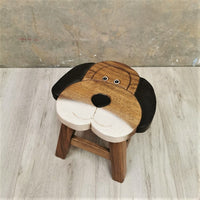 Thumbnail for Kids Wooden Stools Dog