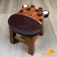 Thumbnail for Kids Wooden Stool Giraffe