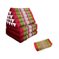 Thumbnail for Jumbo Thai Triangle Pillow THREE FOLDS R-Gre + Arm/Leg Rest Block