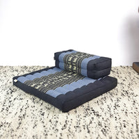 Thumbnail for Meditation Cushion + Seating Block Set Blue Elephant