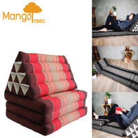 Thumbnail for Large Thai Triangle Pillow THREE FOLDS Red