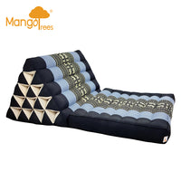 Thumbnail for Jumbo 1 FOLD Thai Triangle Pillow Mat BlueEle