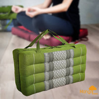 Thumbnail for 2-Fold Meditation Cushion Yoga Mat Green