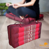 Thumbnail for 2-Fold Meditation Cushion Yoga Mat RedEle