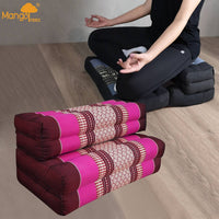 Thumbnail for 3-Fold Zafu Meditation Cushion Set Pink