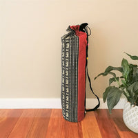 Thumbnail for Thai Boho Yoga Mat Carry Bag RedEle