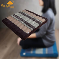 Thumbnail for Thai Kapok Meditation Cushion Yoga Seat Brown