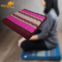 Thumbnail for Thai Kapok Meditation Cushion Yoga Seat Pink