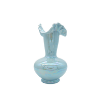 Thumbnail for Mermaid Iridescent Ceramic Vase Blue
