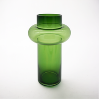 Thumbnail for Bamboo Glass Vase - Green L