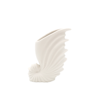 Thumbnail for Shell White Ceramic Vase