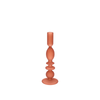 Thumbnail for Ice Land Matte Glass Candle Holder red