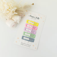 Thumbnail for MANGO JELLY Butter Cream Hair Clips Collection - Candy Bar clips - Twin Pack