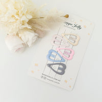 Thumbnail for MANGO JELLY Butter Cream Hair Clips Collection - Ice cream Heart shape - Twin Pack