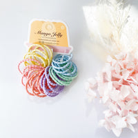 Thumbnail for MANGO JELLY Kids Hair Ties (3cm) - Bubbly Candy - One Pack