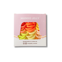 Thumbnail for MANGO JELLY Metal Free Hair Ties (3cm) - CITRUS 36P - Three Pack