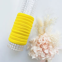 Thumbnail for MANGO JELLY Metal Free Hair ties (4.5cm) - School Colour Yellow 10P - Twin Pack