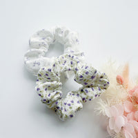 Thumbnail for MANGO JELLY Scrunchies 2P - Lilac Flowers
