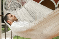 Thumbnail for Outdoor undercover cotton Mayan Legacy hammock Family size Marble