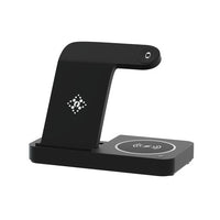 Thumbnail for Devanti 4-in-1 Wireless Charger Station Fast Charging for Phone Black