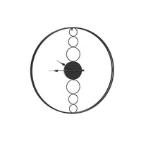 Thumbnail for Artiss 75cm Wall Clock Large No Numeral Round Black