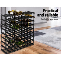 Thumbnail for Artiss Wine Rack 72 Bottle Black