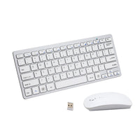 Thumbnail for Wireless Keyboard and Mouse Combo Bluetooth Set for PC Laptop Phone Tablet 78 Keys White