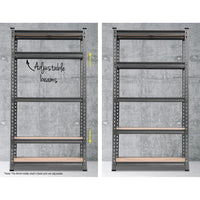 Thumbnail for Giantz 1.5M Garage Shelving Warehouse Rack Pallet Racking Storage Shelf Charcoal