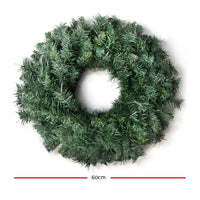 Thumbnail for Jingle Jollys 60cm Christmas Wreath Garland Xmas Decorations Wedding Party