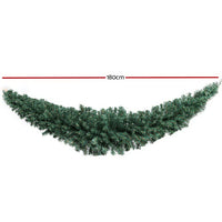 Thumbnail for Jingle Jollys 1.8m Christmas Garland Xmas Decorations Green Wedding Party