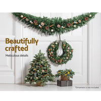 Thumbnail for Jingle Jollys 1.8m Christmas Garland Xmas Decorations Green Wedding Party