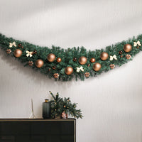 Thumbnail for Jingle Jollys 1.8m Christmas Garland Xmas Decorations Green Wedding Party