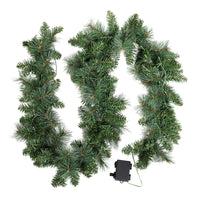 Thumbnail for Jingle Jollys 1.8m Christmas Garland with LED lights Party Xmas Decorations