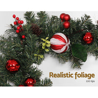 Thumbnail for Jingle Jollys 2.7m Christmas Garland with Decorations Xmas Wedding Party