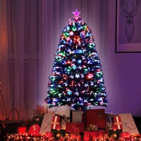 Thumbnail for Jingle Jollys 1.2m Christmas Tree Optic Fibre LED Xmas tree Multi Colour